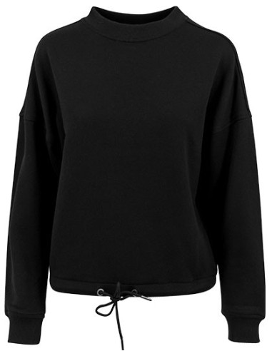 B-BY058-Ladies Oversize Crewneck